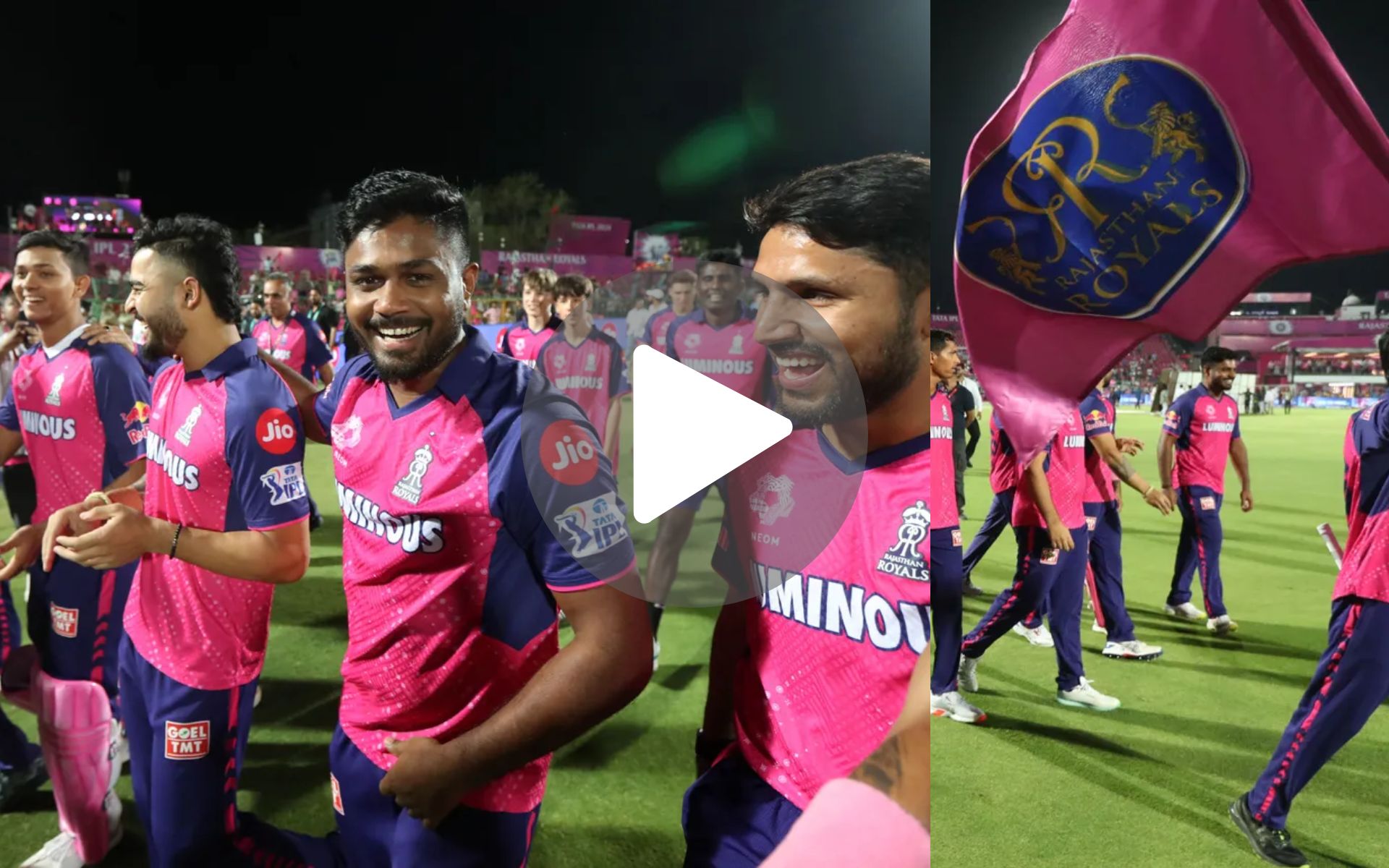 Rajasthan Royals Give 'Lap Of Honour' To Jaipur Crowd After Thrashing Pandya's MI At SMS